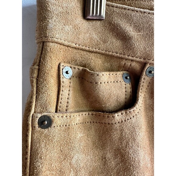 NWT $1298 POLO RALPH LAUREN WOMEN'S LEATHER Pants sz 4 100% COW LEATHER - Picture 9 of 15